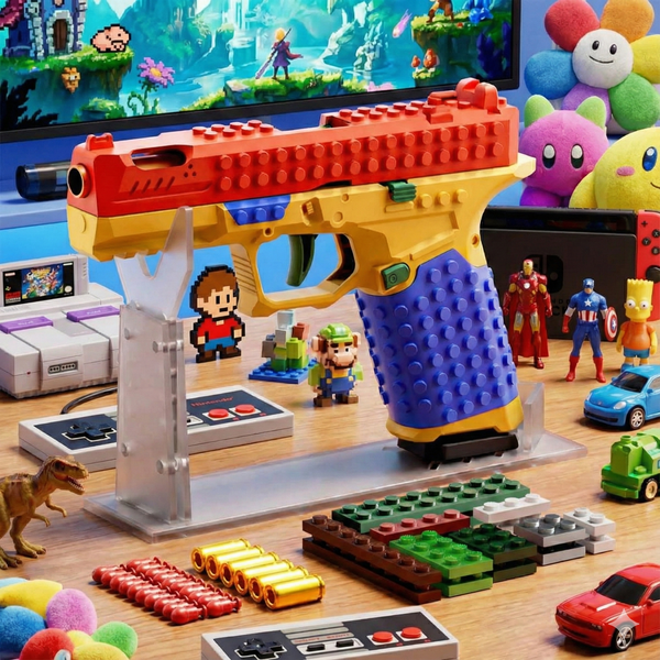 Pistola de Bloques Divertida